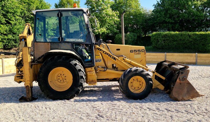 1994 Ford 655D Turbo backhoe loader full