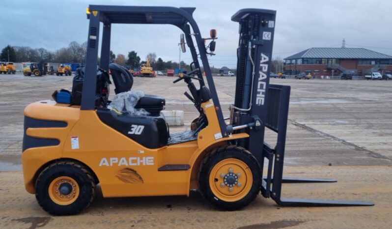 Unused 2025 Apache HH30Z Forklifts For Auction: Leeds, UK – 11th, 12th, 13th & 14th June 2025 full