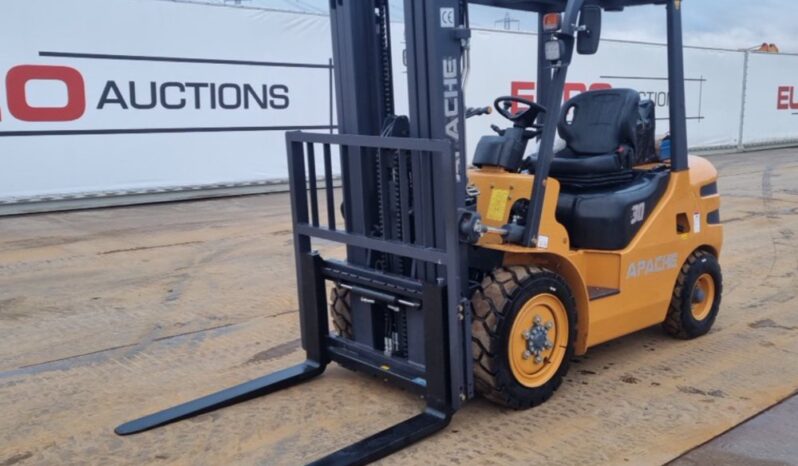 Unused 2025 Apache HH30Z Forklifts For Auction: Leeds, UK – 11th, 12th, 13th & 14th June 2025