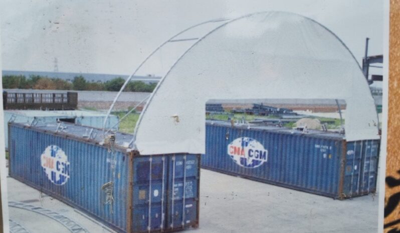 Unused Hardlife 40′ x 40′ x 14.7′ Single Trussed Container Shelter Modular Buildings For Auction: Leeds, UK – 11th, 12th, 13th & 14th June 2025 full