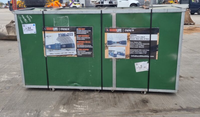 Unused Hardlife 40′ x 40′ x 14.7′ Single Trussed Container Shelter Modular Buildings For Auction: Leeds, UK – 11th, 12th, 13th & 14th June 2025 full