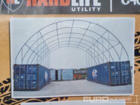 Unused Hardlife 40′ x 40′ x 14.7′ Single Trussed Container Shelter Modular Buildings For Auction: Leeds, UK – 11th, 12th, 13th & 14th June 2025 full