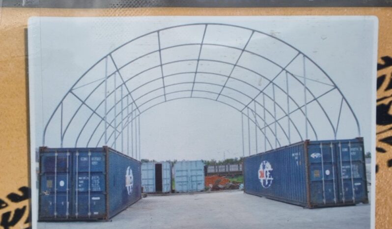 Unused Hardlife 40′ x 40′ x 14.7′ Single Trussed Container Shelter Modular Buildings For Auction: Leeds, UK – 11th, 12th, 13th & 14th June 2025 full