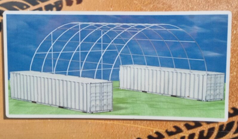 Unused Hardlife 40′ x 40′ x 14.7′ Single Trussed Container Shelter Modular Buildings For Auction: Leeds, UK – 11th, 12th, 13th & 14th June 2025 full