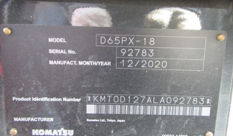 2020 Komatsu D65PX-18 Dozers For Auction: Leeds, UK – 11th, 12th, 13th & 14th June 2025 full