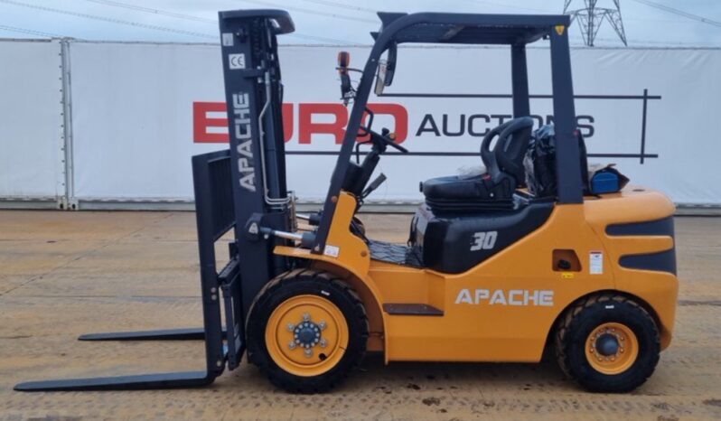 Unused 2025 Apache HH30Z Forklifts For Auction: Leeds, UK – 11th, 12th, 13th & 14th June 2025 full