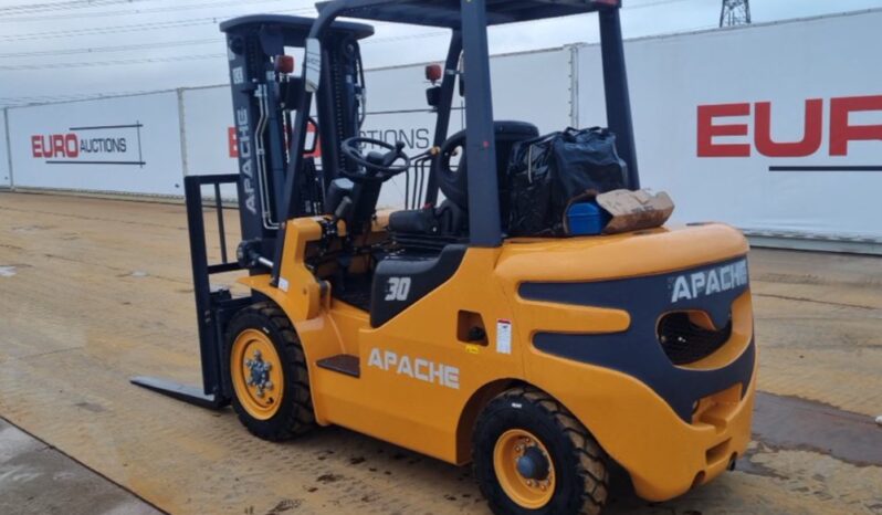 Unused 2025 Apache HH30Z Forklifts For Auction: Leeds, UK – 11th, 12th, 13th & 14th June 2025 full