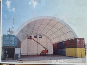 Unused Hardlife 40′ x 40′ x 14.7′ Single Trussed Container Shelter Modular Buildings For Auction: Leeds, UK – 11th, 12th, 13th & 14th June 2025