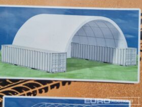 Unused Hardlife 40′ x 40′ x 14.7′ Single Trussed Container Shelter Modular Buildings For Auction: Leeds, UK – 11th, 12th, 13th & 14th June 2025