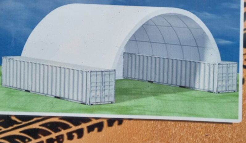 Unused Hardlife 40′ x 40′ x 14.7′ Single Trussed Container Shelter Modular Buildings For Auction: Leeds, UK – 11th, 12th, 13th & 14th June 2025