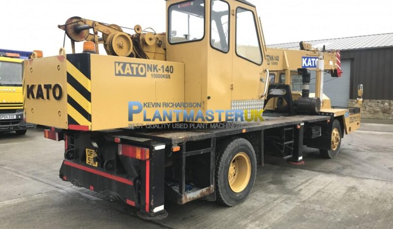 1985 Kato NK 140 15 ton 4×2 Truck crane full