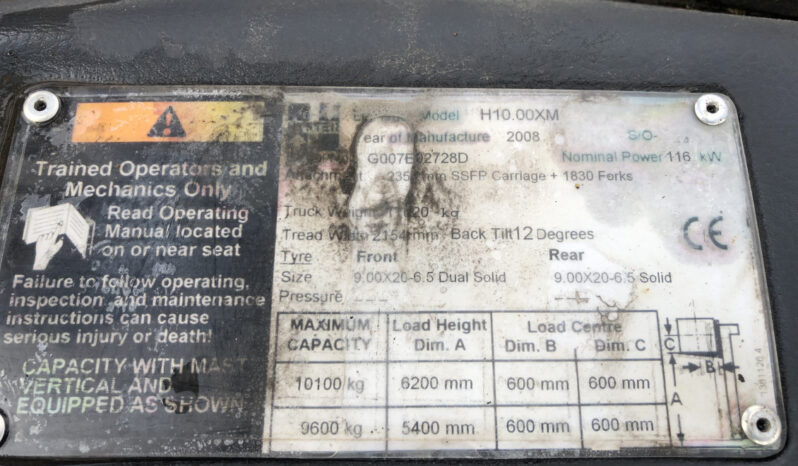 Hyster H10.00XM ,10 ton diesel forklift full