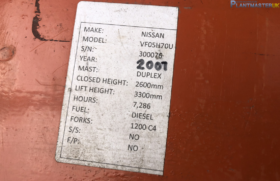 Nissan FD70 7Ton Diesel Forklift