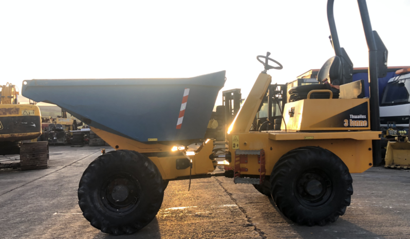 Thwaites 3 ton swivel skip dumper full
