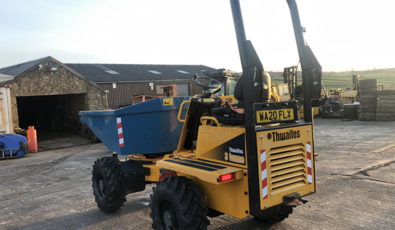 Thwaites 3 ton swivel skip dumper full