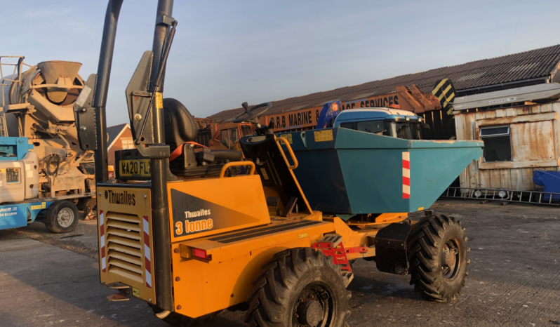 Thwaites 3 ton swivel skip dumper full