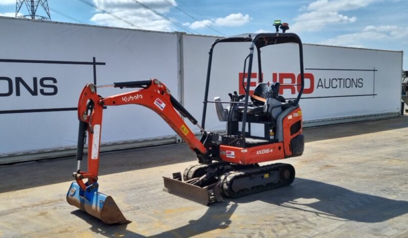 2015 Kubota KX016-4 Mini Excavators For Auction: Leeds, UK – 11th, 12th, 13th & 14th June 2025