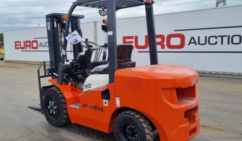 Unused 2025 Machpro MP-L30PRO Forklifts For Auction: Leeds, UK – 11th, 12th, 13th & 14th June 2025 full
