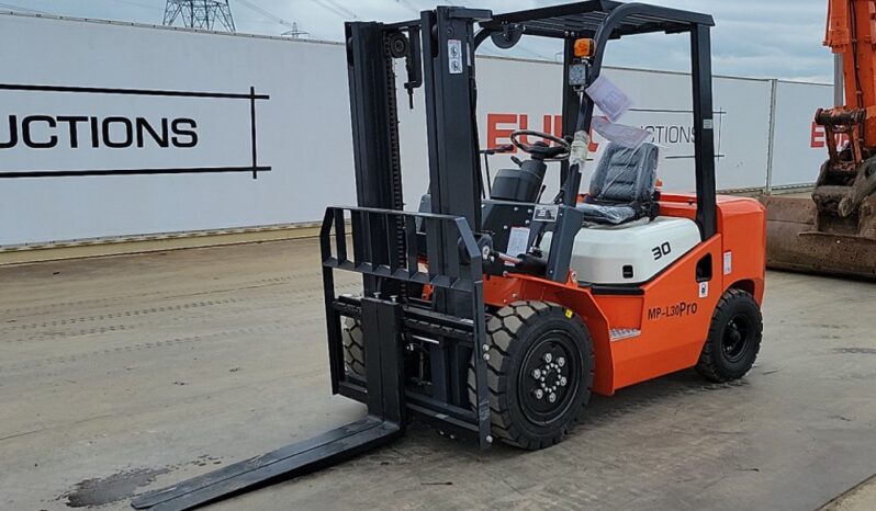 Unused 2025 Machpro MP-L30PRO Forklifts For Auction: Leeds, UK – 11th, 12th, 13th & 14th June 2025