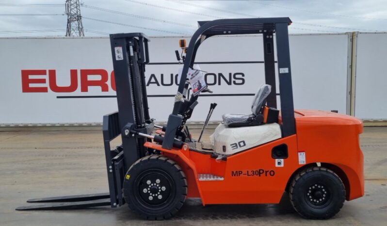 Unused 2025 Machpro MP-L30PRO Forklifts For Auction: Leeds, UK – 11th, 12th, 13th & 14th June 2025 full