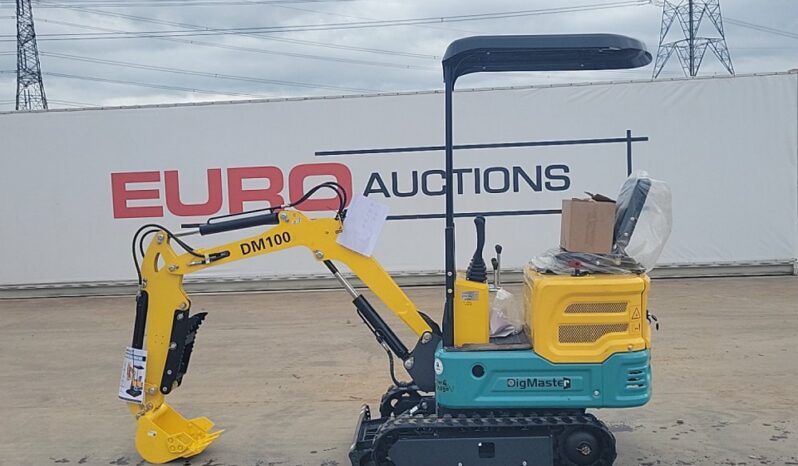 Unused 2025 DigMaster DM100 Micro Excavators For Auction: Leeds, UK – 11th, 12th, 13th & 14th June 2025 full