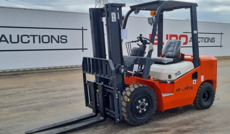Unused 2025 Machpro MP-L30PRO Forklifts For Auction: Leeds, UK – 11th, 12th, 13th & 14th June 2025