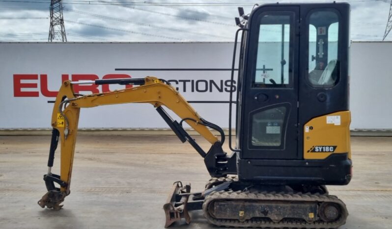 2021 Sany SY18C Mini Excavators For Auction: Leeds, UK – 11th, 12th, 13th & 14th June 2025 full
