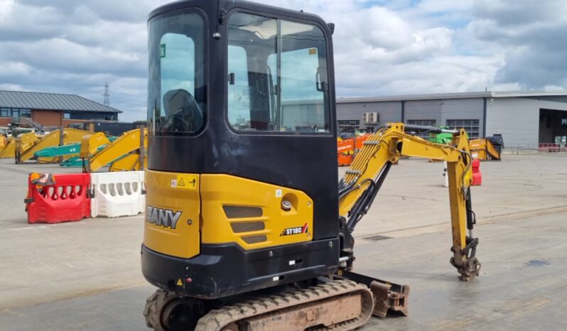 2021 Sany SY18C Mini Excavators For Auction: Leeds, UK – 11th, 12th, 13th & 14th June 2025 full