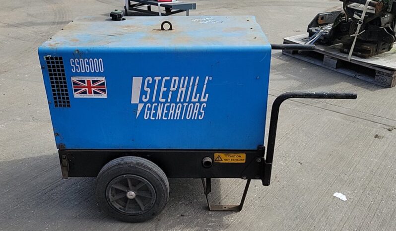 Stephill SSD6000 Generators For Auction: Leeds, UK – 11th, 12th, 13th & 14th June 2025 full