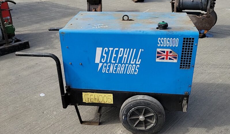 Stephill SSD6000 Generators For Auction: Leeds, UK – 11th, 12th, 13th & 14th June 2025 full