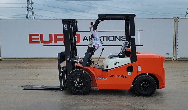Unused 2025 Machpro MP-L30PRO Forklifts For Auction: Leeds, UK – 11th, 12th, 13th & 14th June 2025 full