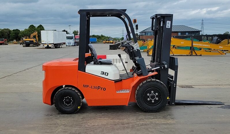 Unused 2025 Machpro MP-L30PRO Forklifts For Auction: Leeds, UK – 11th, 12th, 13th & 14th June 2025 full