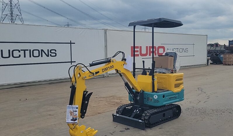 Unused 2025 DigMaster DM100 Micro Excavators For Auction: Leeds, UK – 11th, 12th, 13th & 14th June 2025