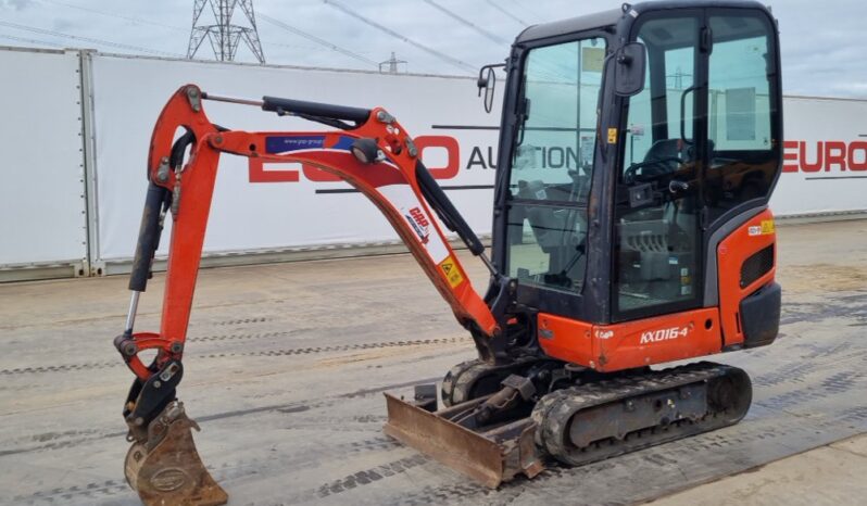 2017 Kubota KX016-4 Mini Excavators For Auction: Leeds, UK – 11th, 12th, 13th & 14th June 2025