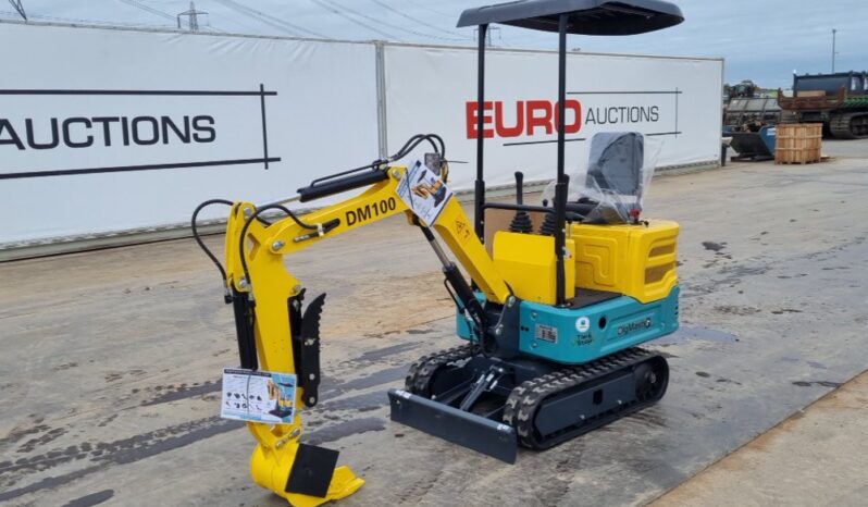 Unused 2025 DigMaster DM100 Micro Excavators For Auction: Leeds, UK – 11th, 12th, 13th & 14th June 2025