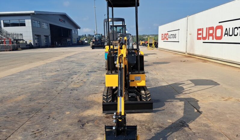 Unused 2025 JPC KV12 Micro Excavators For Auction: Dromore, NI – 16th & 17th May 2025 For Auction on 2025-05-17 full