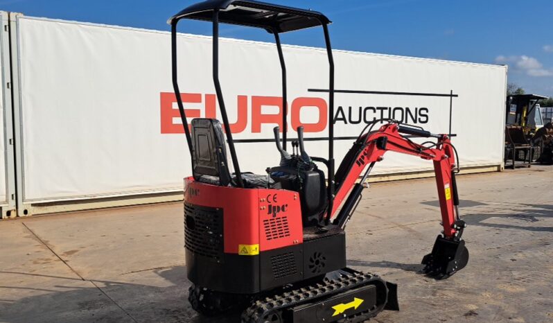 Unused 2024 JPC HT12 Micro Excavators For Auction: Dromore, NI – 16th & 17th May 2025 For Auction on 2025-05-17 full